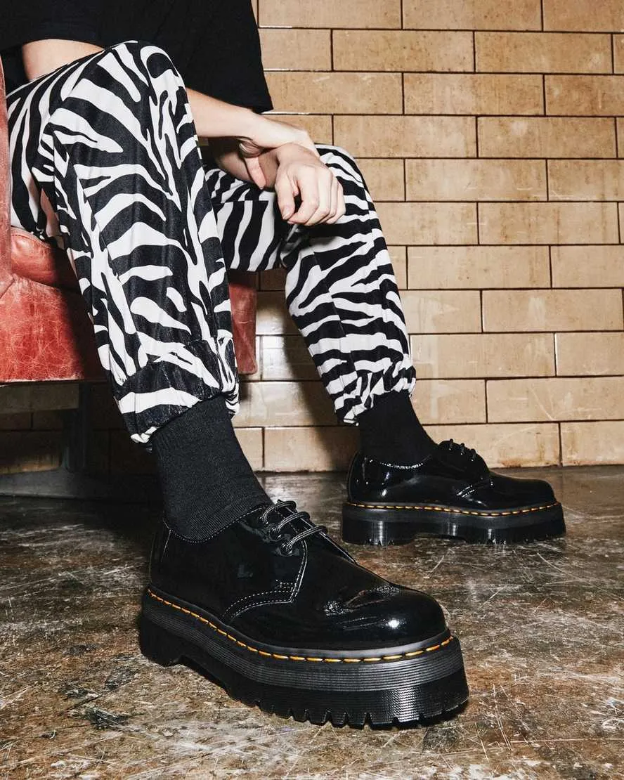 1461 Patent Leather Platform Quad