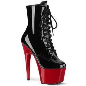 7 Inch Heel ADORE-1020 Black Pat Red