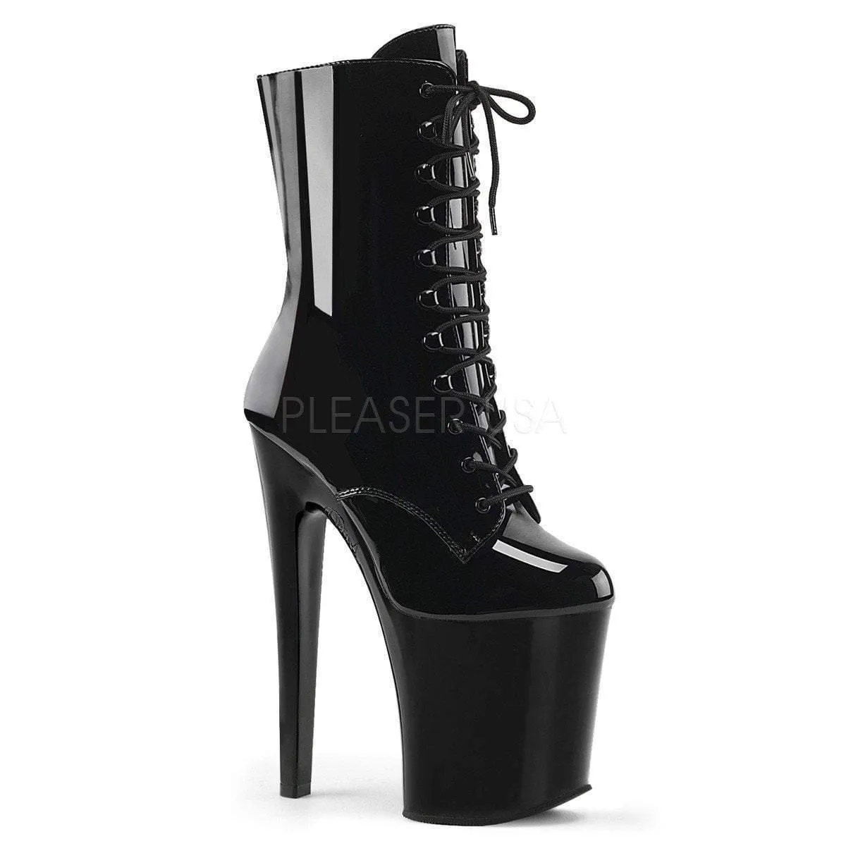 8" Heel Platform Ankle Boots