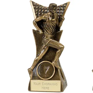 A4033A - Conqueror Male Running / Track Trophy (14cm)