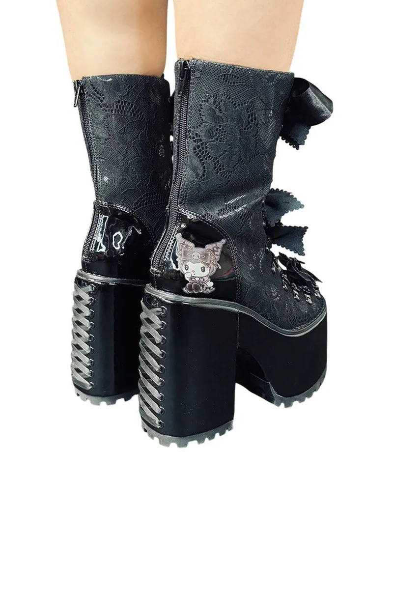 Absinthe Kuromi Platform Boots
