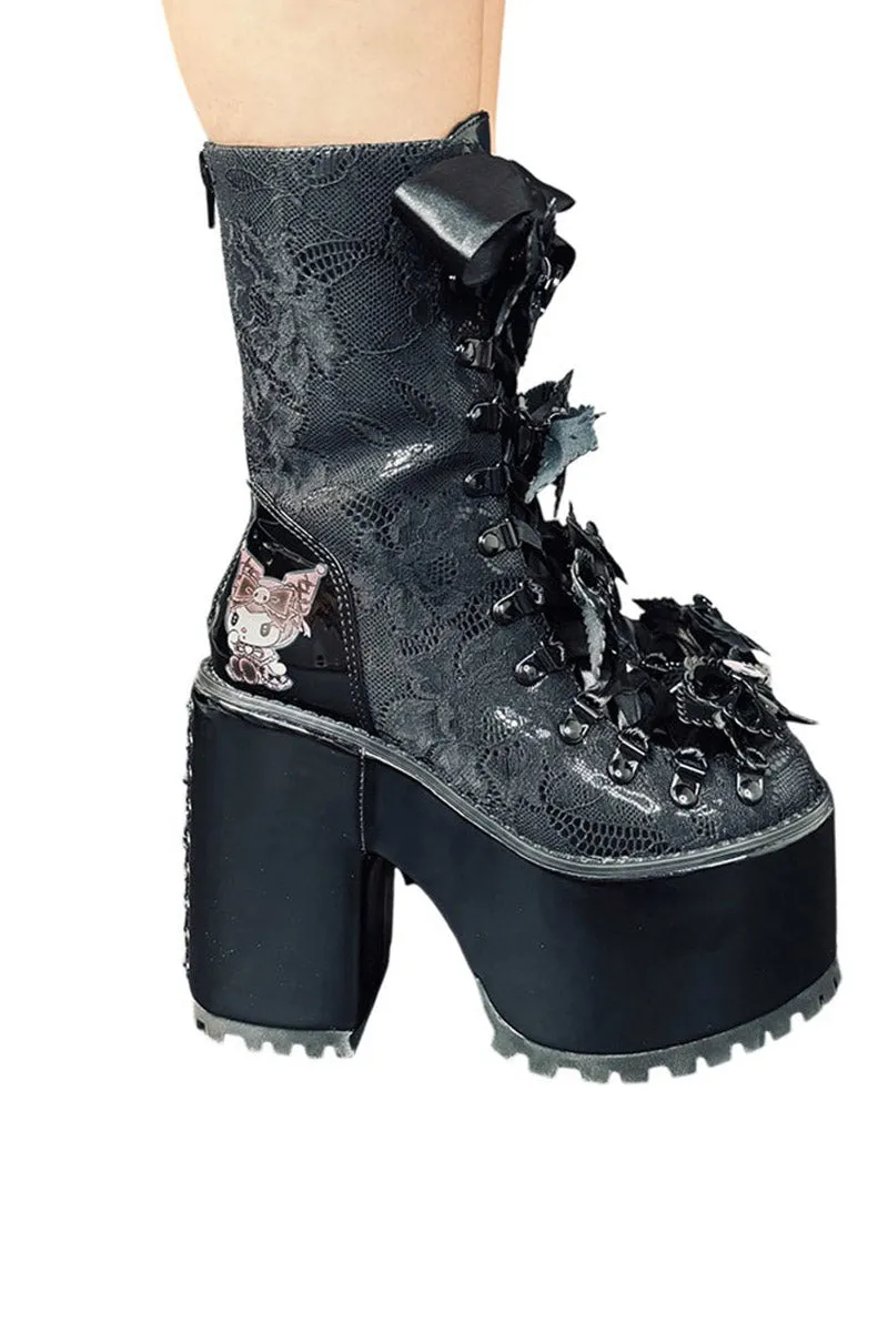 Absinthe Kuromi Platform Boots