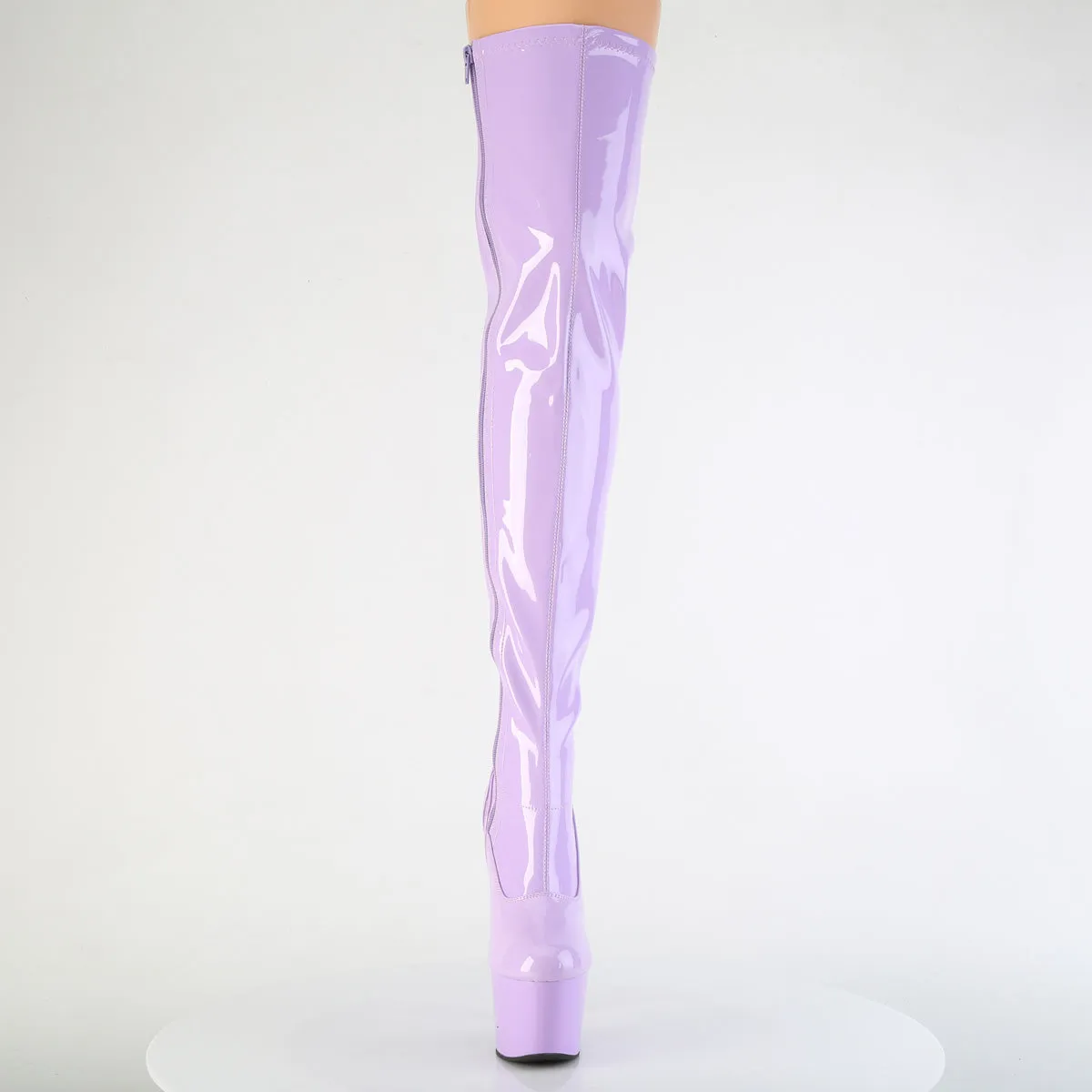 Adore-3000 Thigh High Platform Boots Lavender