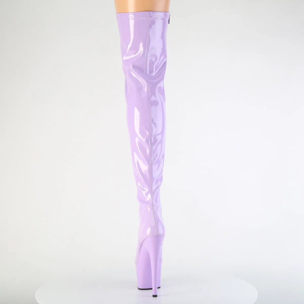 Adore-3000 Thigh High Platform Boots Lavender