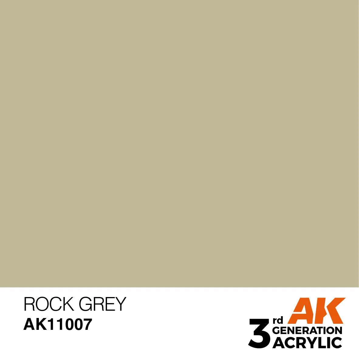 AK Interactive AK11007 3G Rock Gray Acrylic Paint 17ml