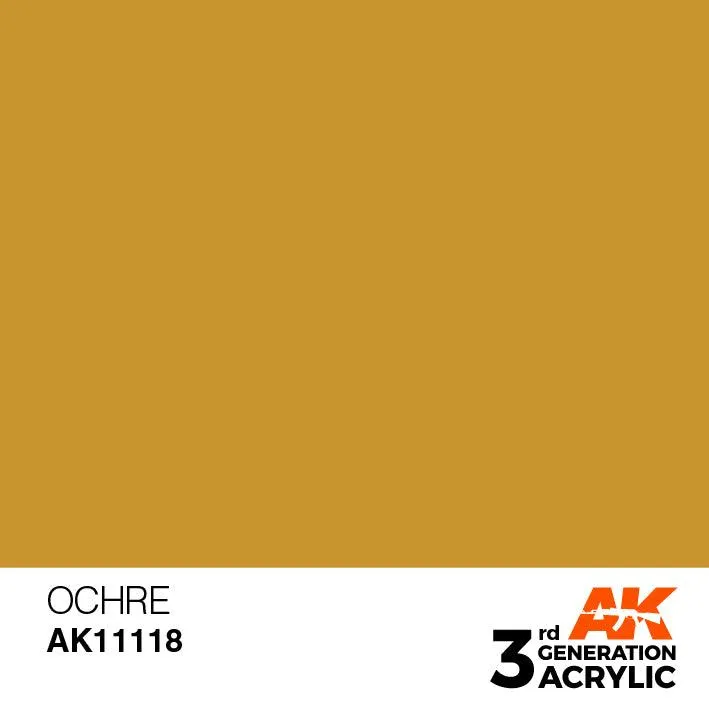 AK Interactive AK11118 3G Ocher Acrylic Paint 17ml