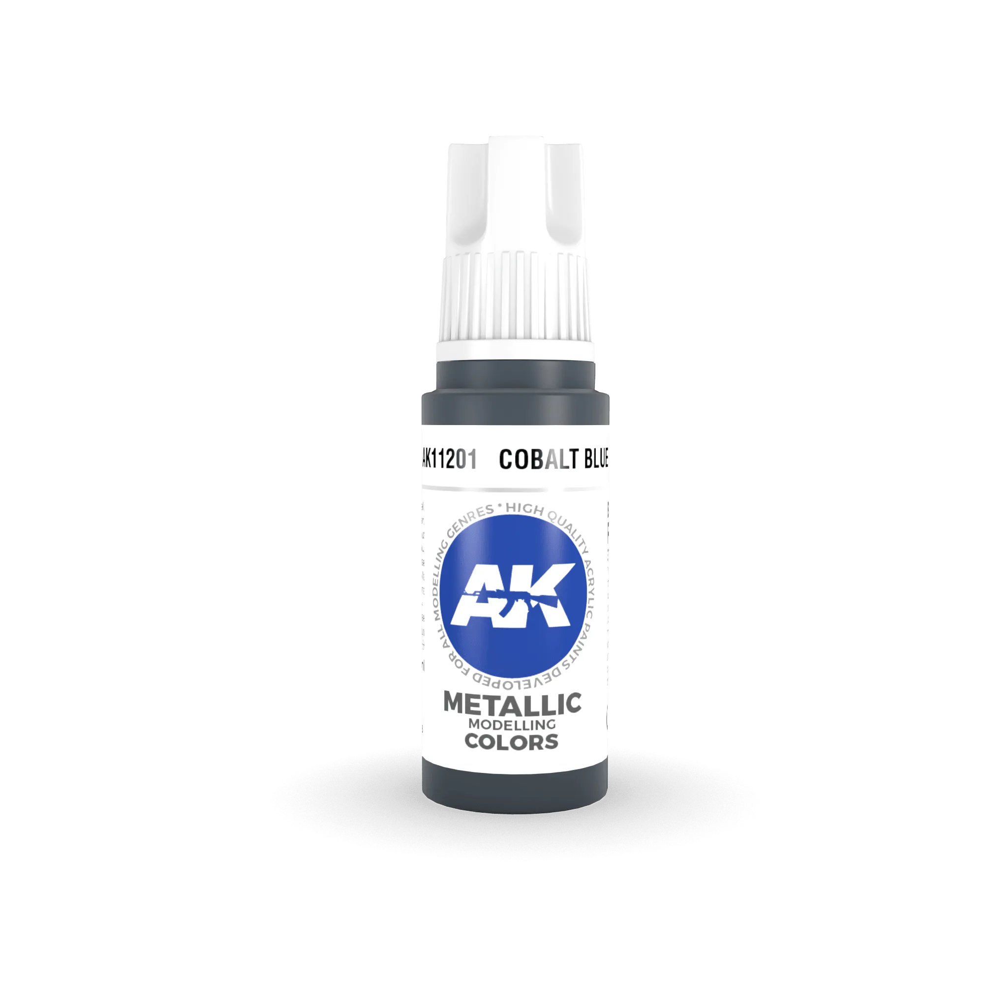 AK Interactive AK11201 3G Cobalt Blue Acrylic Paint 17ml