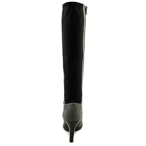 Alfani Violla Closed Toe Knee High Fashion Boots, Steel (Women)