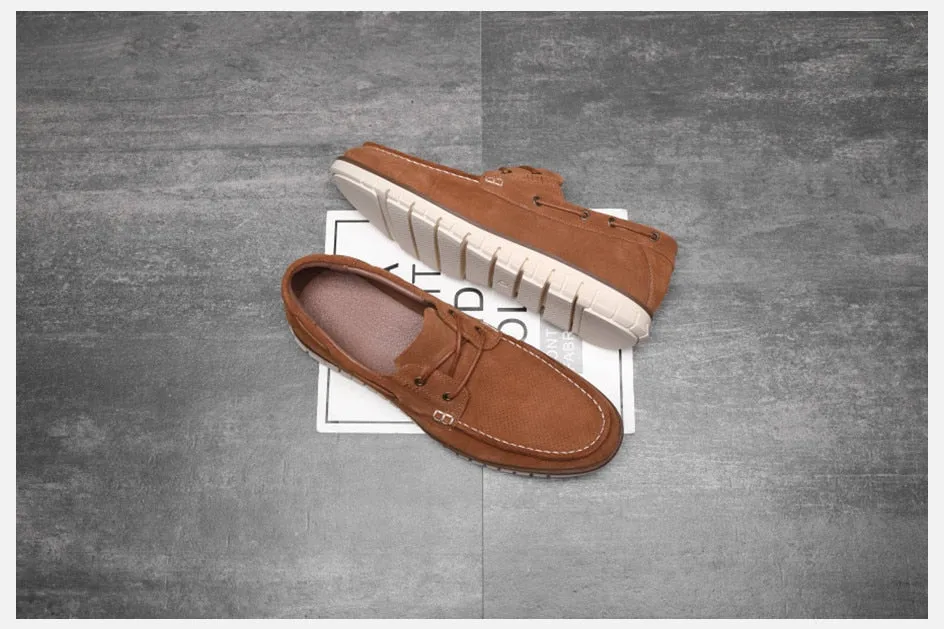 Angelo Ricci™ Autumn Cow Suede Office Style Loafers