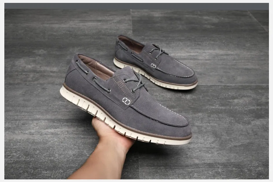 Angelo Ricci™ Autumn Cow Suede Office Style Loafers