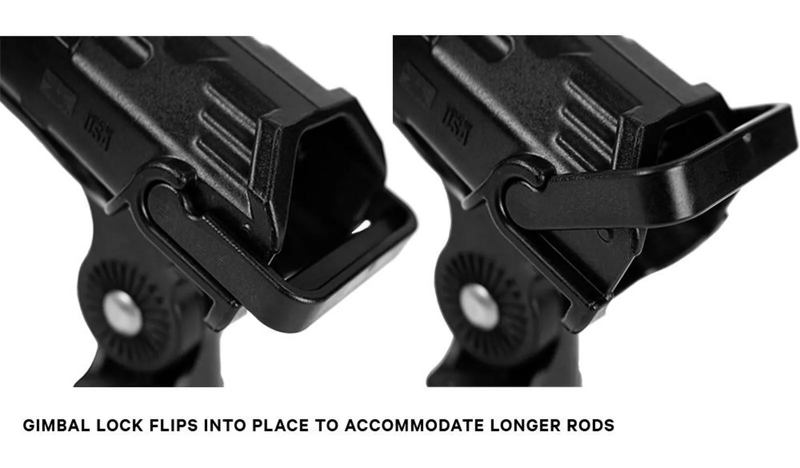 AR Tube Rod Holder with Track Mounted LockNLoad Mounting System