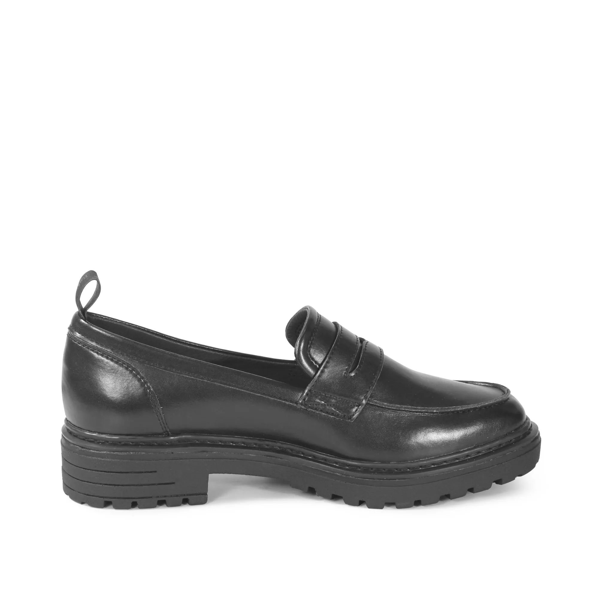 Arezzo Platform Loafers (Nero)
