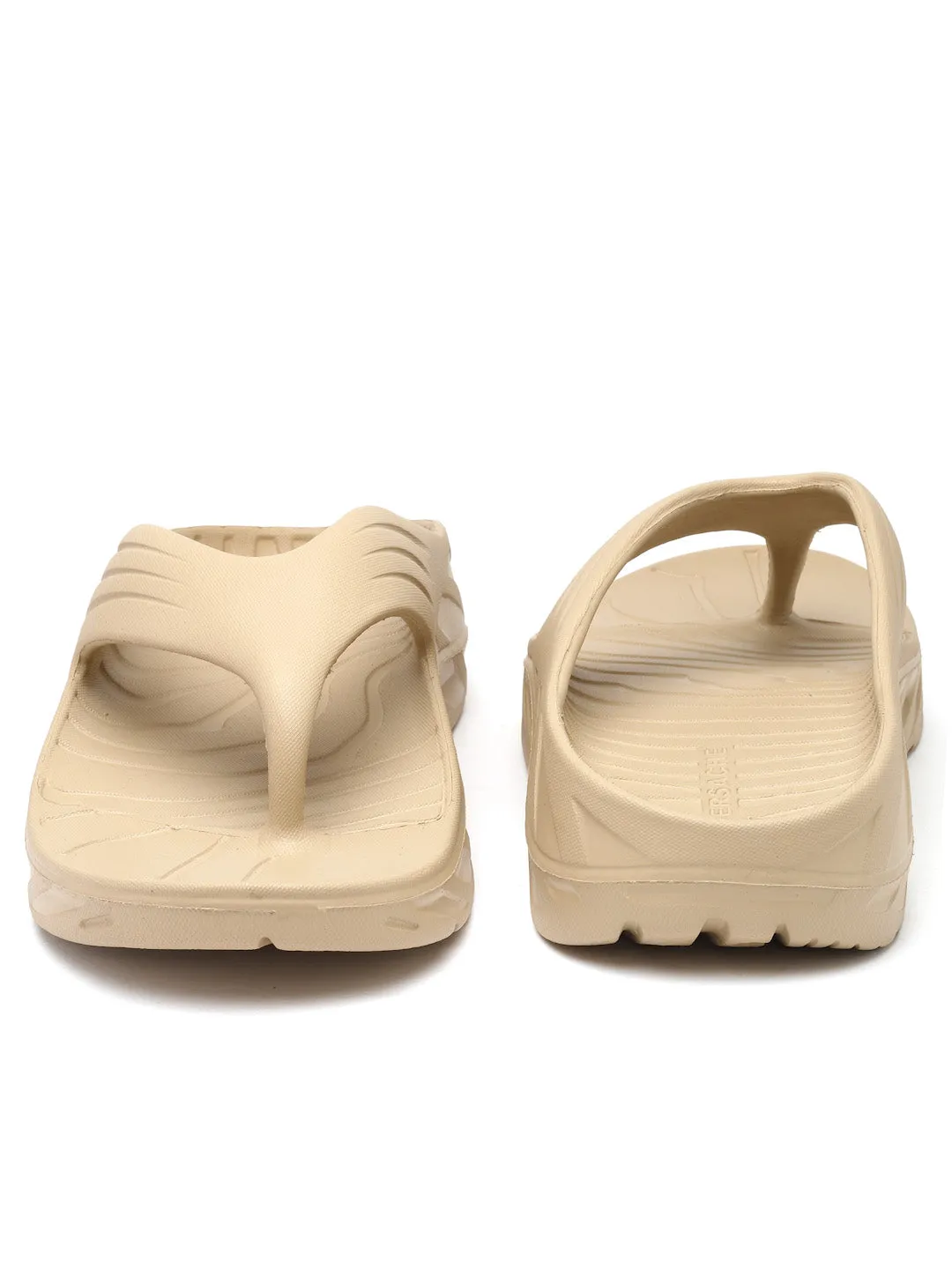 Bersache Extra Soft Classic Casual with  Regular wear with Ultra Soft & Flexibility Technology Flip Flop for Men's & Boy's (6095-Beige)
