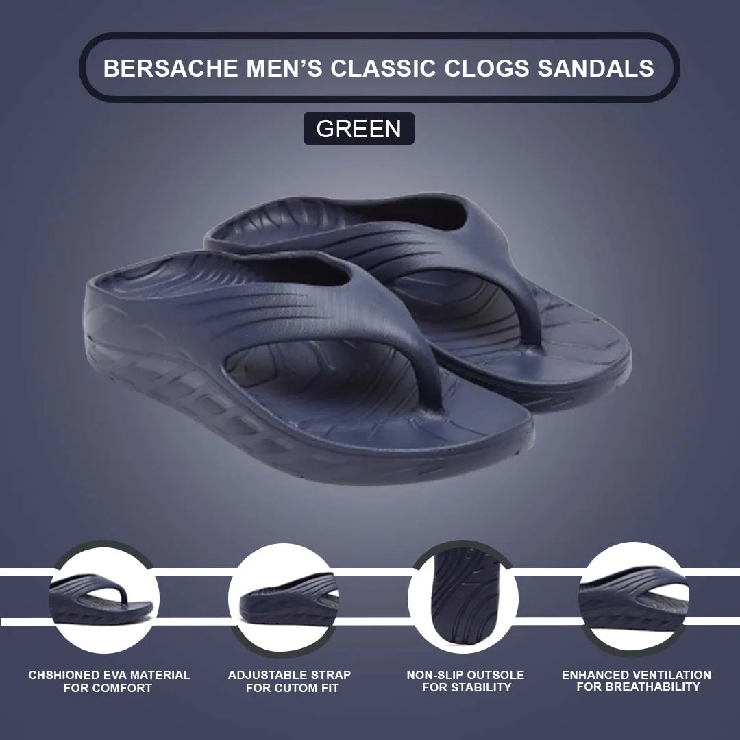 Bersache Extra Soft Classic Casual with  Regular wear with Ultra Soft & Flexibility Technology Flip Flop for Men's & Boy's (6098-Blue)