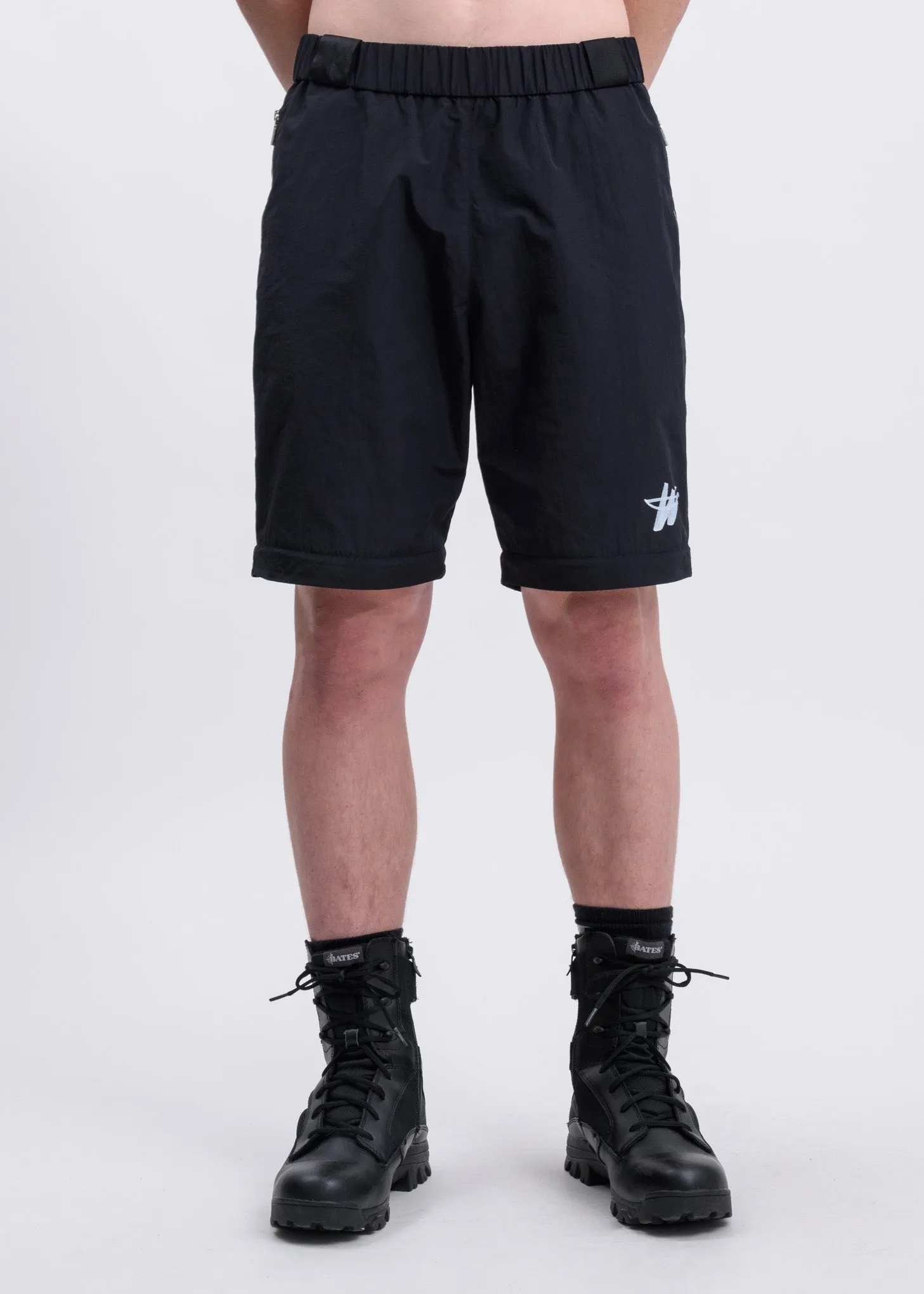 Black Zip Detail Track Pants