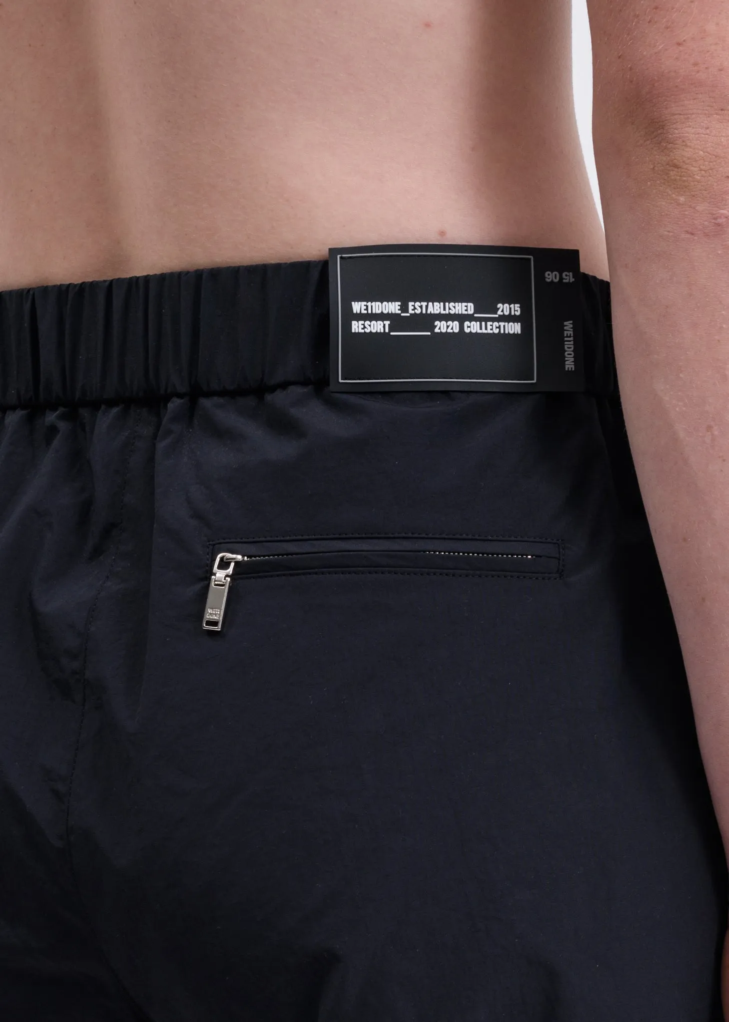 Black Zip Detail Track Pants