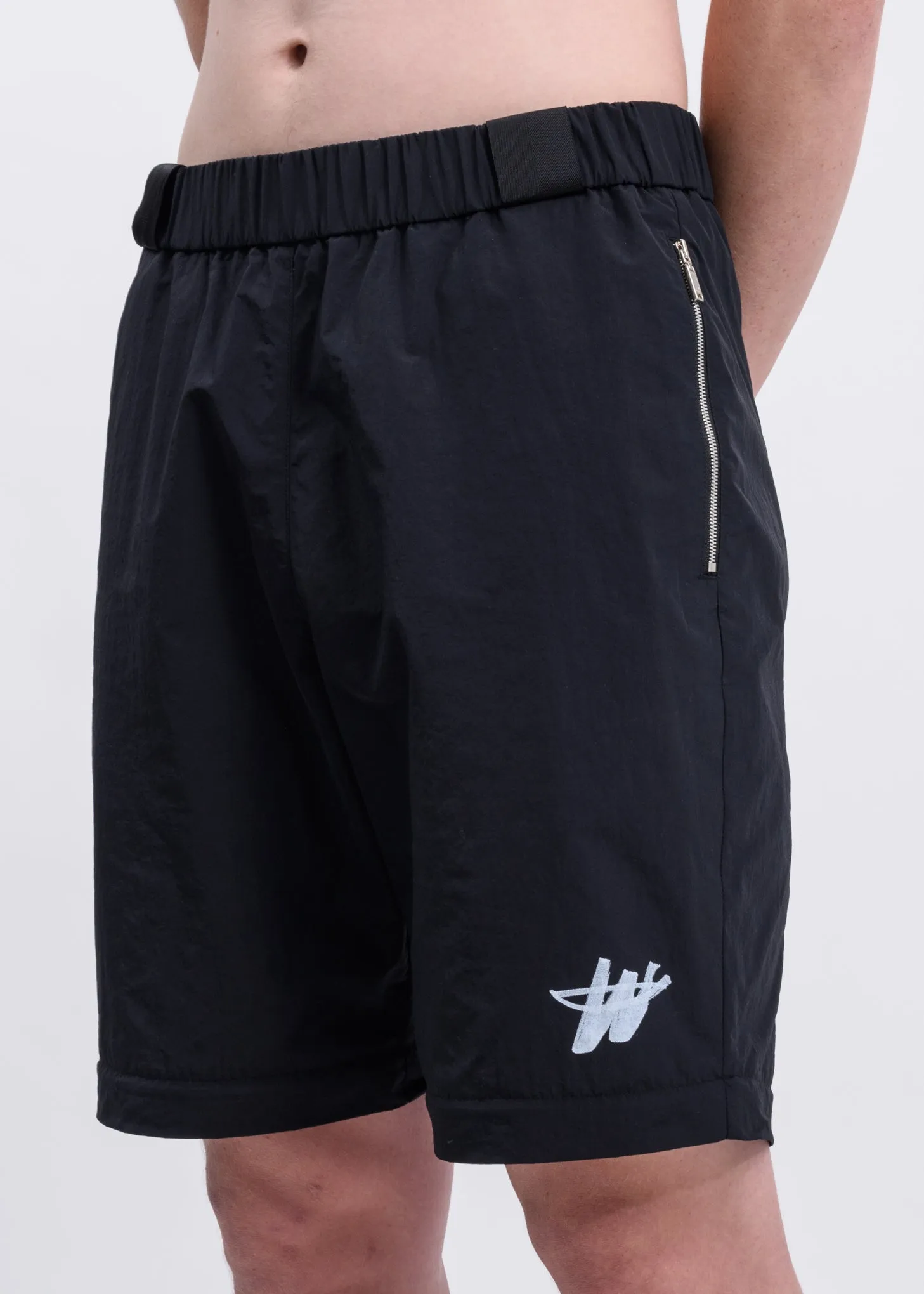 Black Zip Detail Track Pants