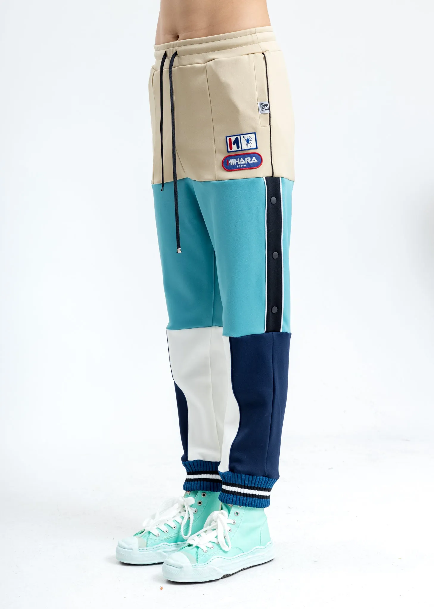 Blue Border Track Pants
