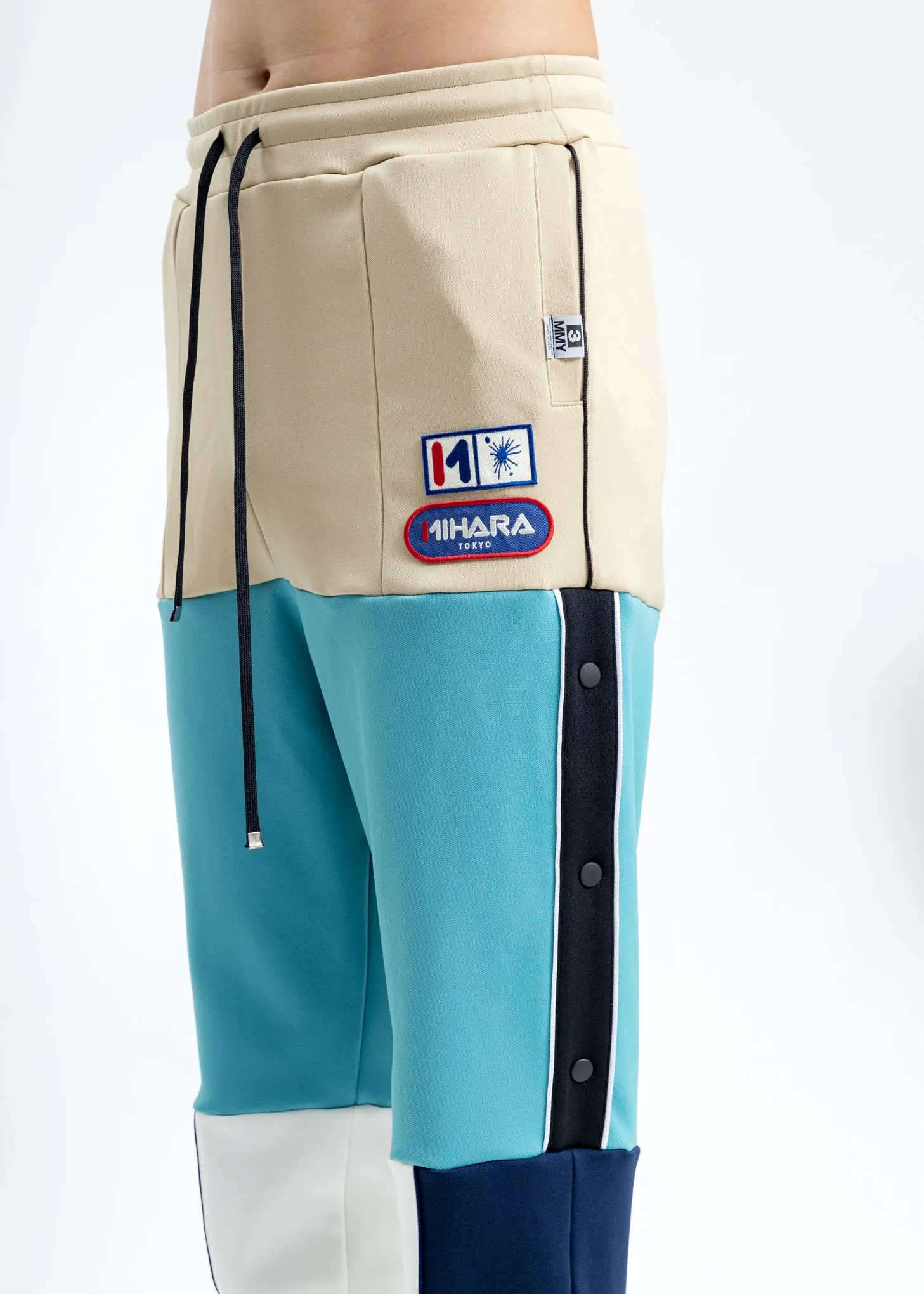 Blue Border Track Pants