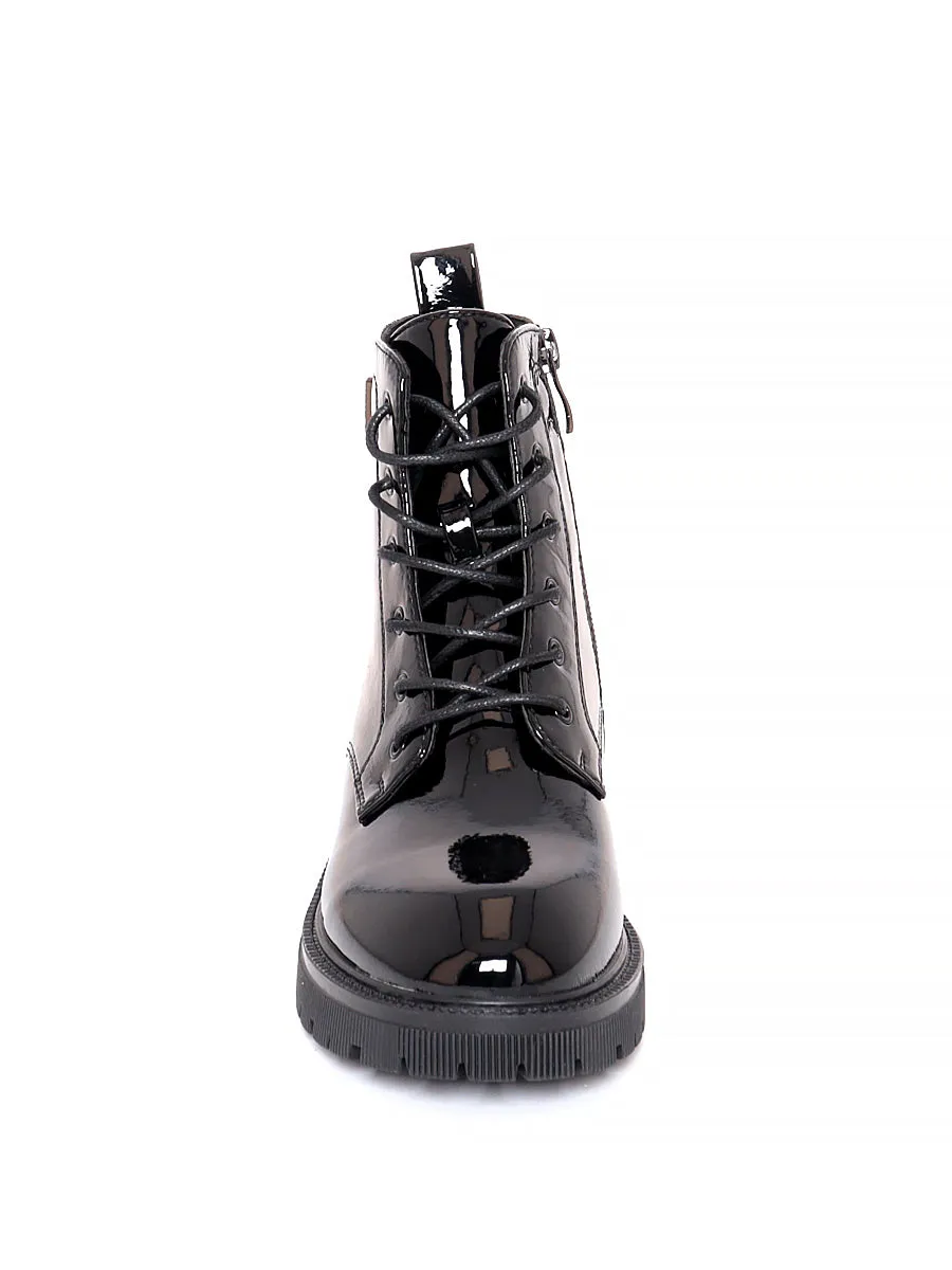 BONAVI 32W7-9 Laced Zip Ankle Boots