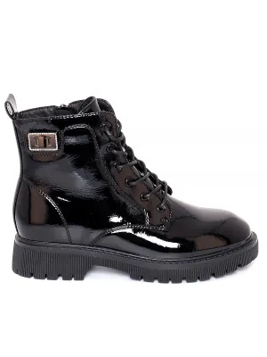 BONAVI 32W7-9 Laced Zip Ankle Boots