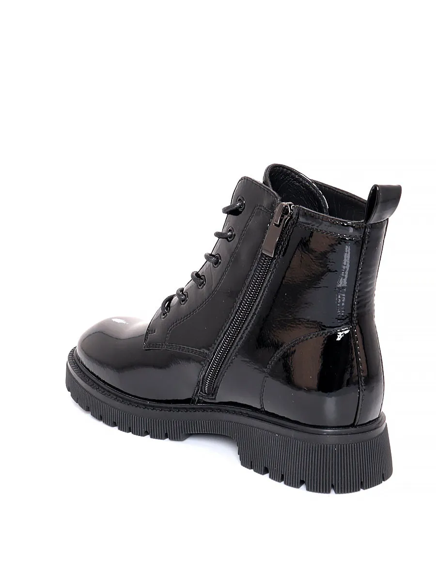 BONAVI 32W7-9 Laced Zip Ankle Boots