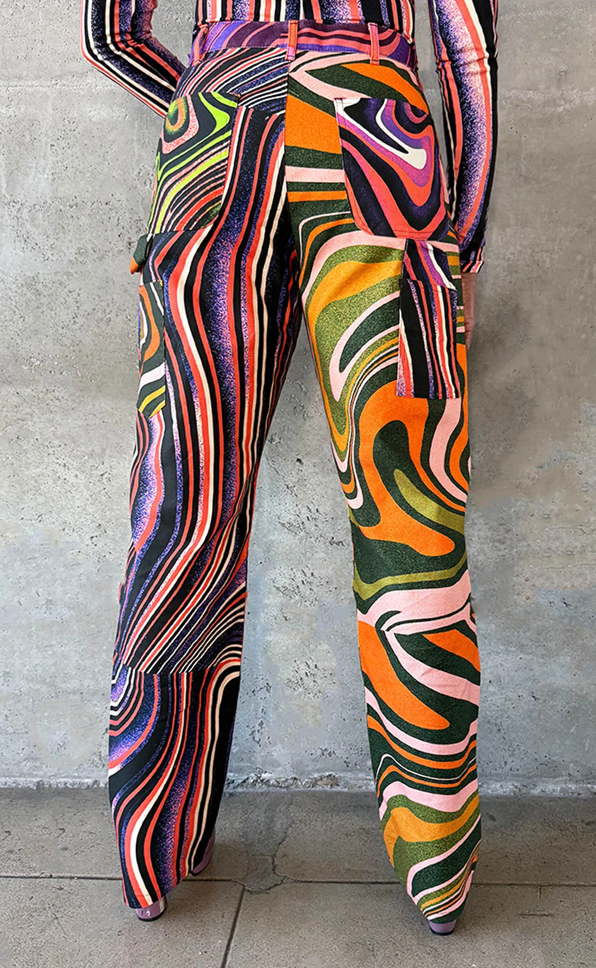 BruceGlen x MSIMB Double Wave Carpenter Pant