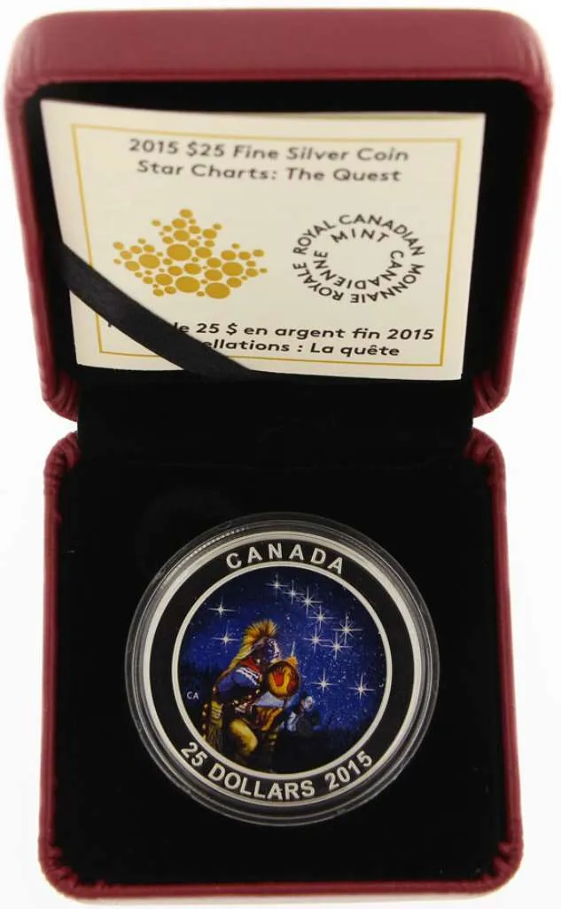 Canada Silver 2015 $25 The Quest PF 1.023oz, .9999