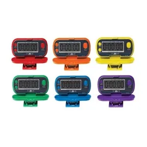 Champion Sports Digital Pedometer Set of 6