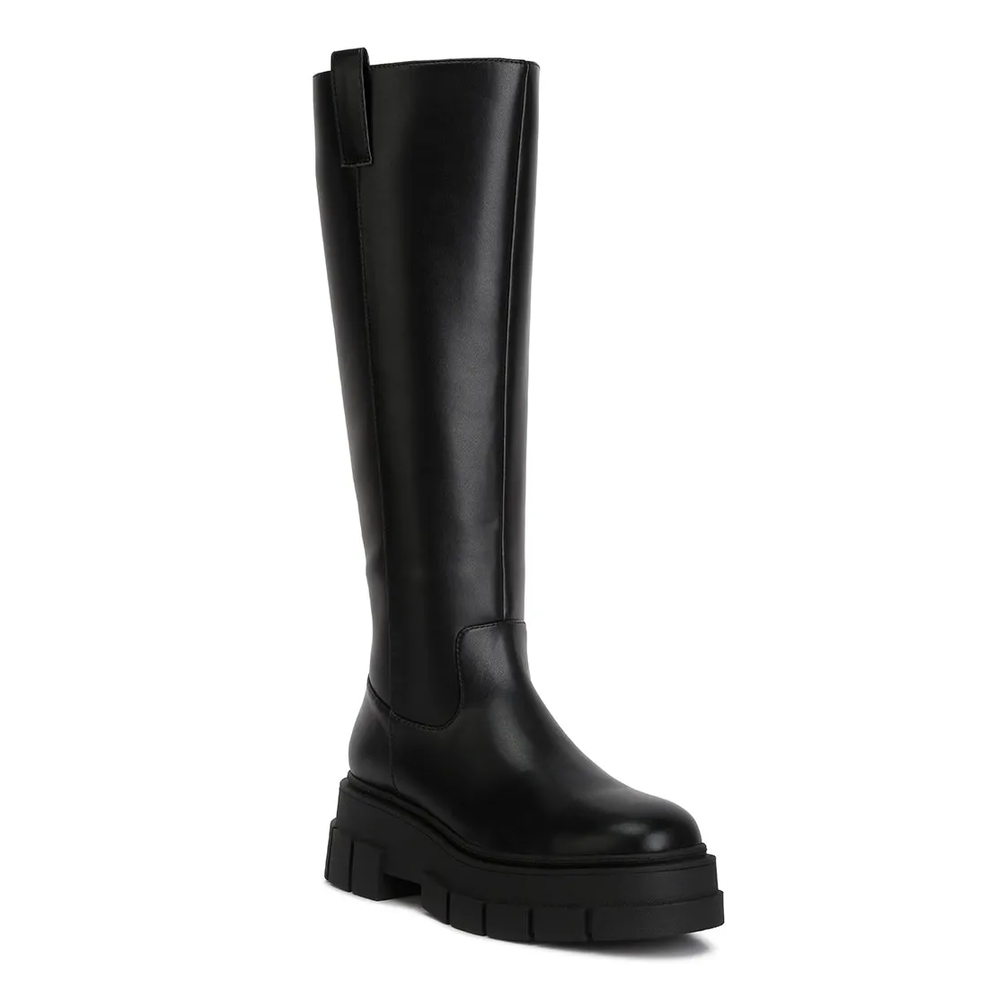 Chunky Platform Knee Length Boots