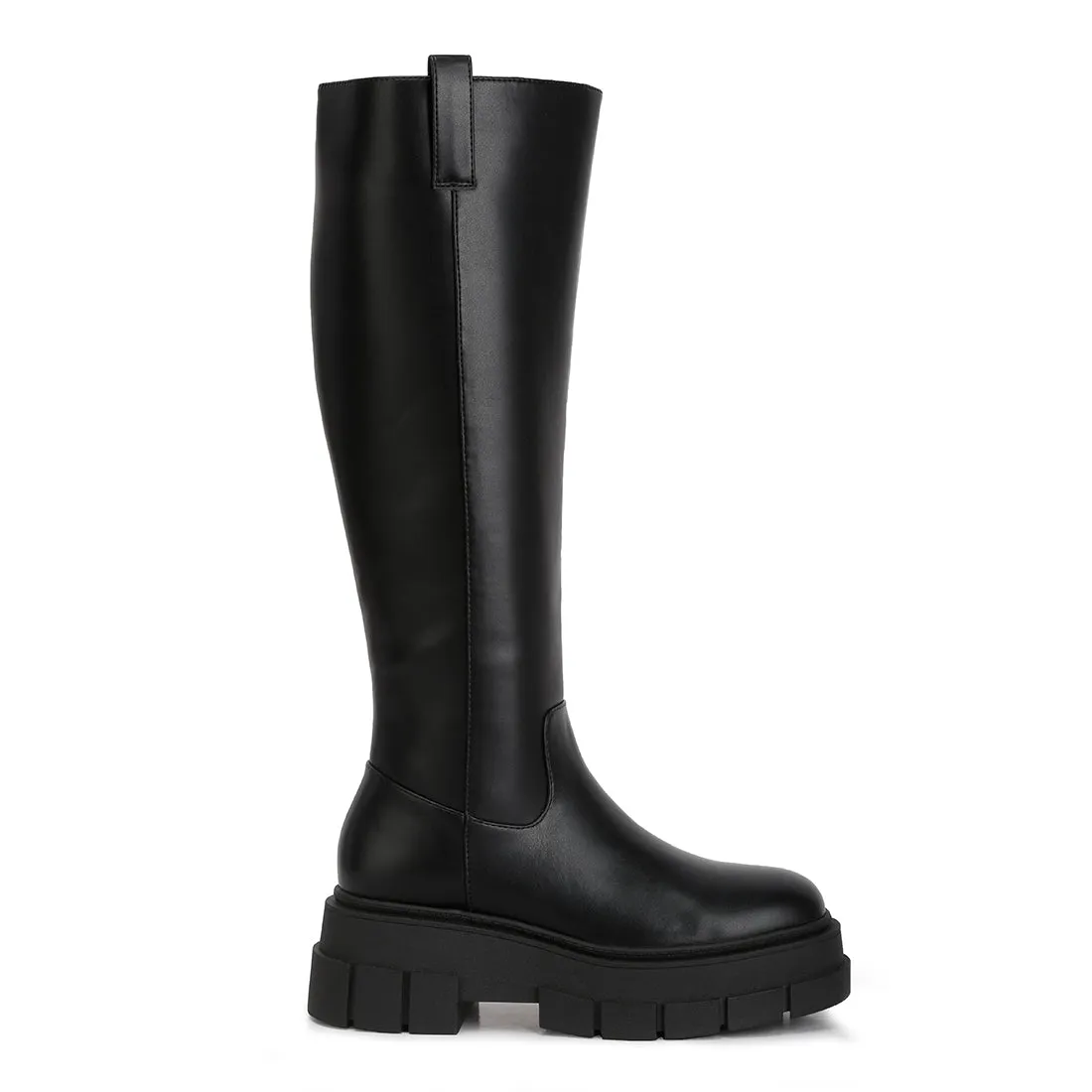 Chunky Platform Knee Length Boots