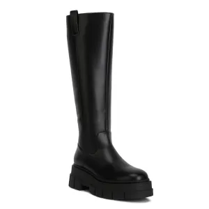 Chunky Platform Knee Length Boots
