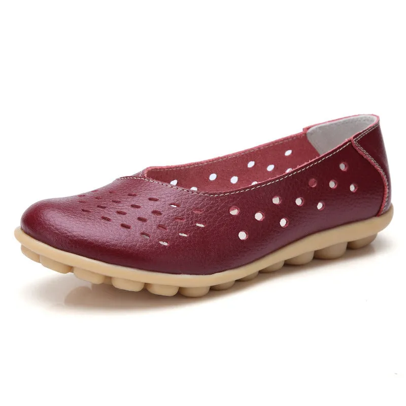 Cilool Pregnant Casual Flat Sole Single Women Shoes