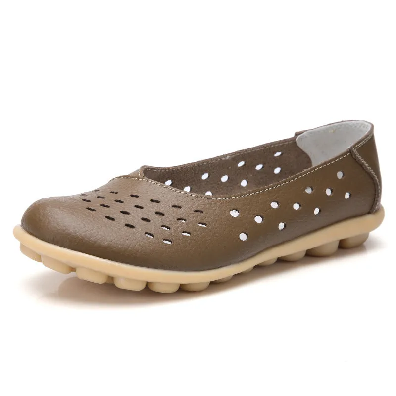 Cilool Pregnant Casual Flat Sole Single Women Shoes
