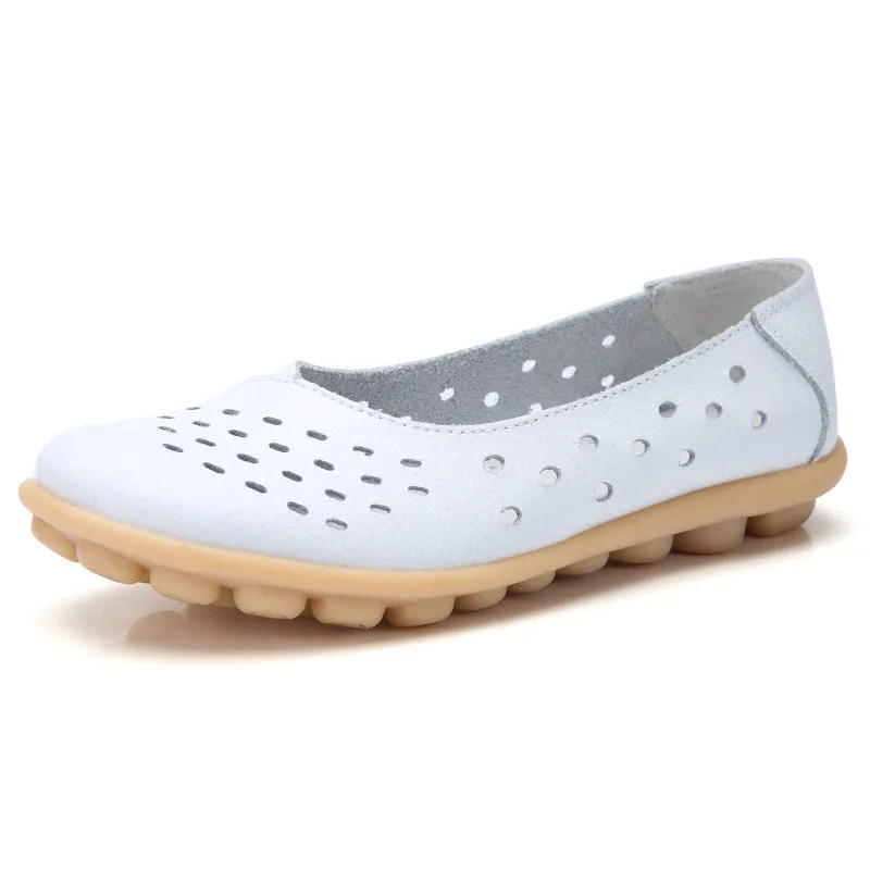 Cilool Pregnant Casual Flat Sole Single Women Shoes