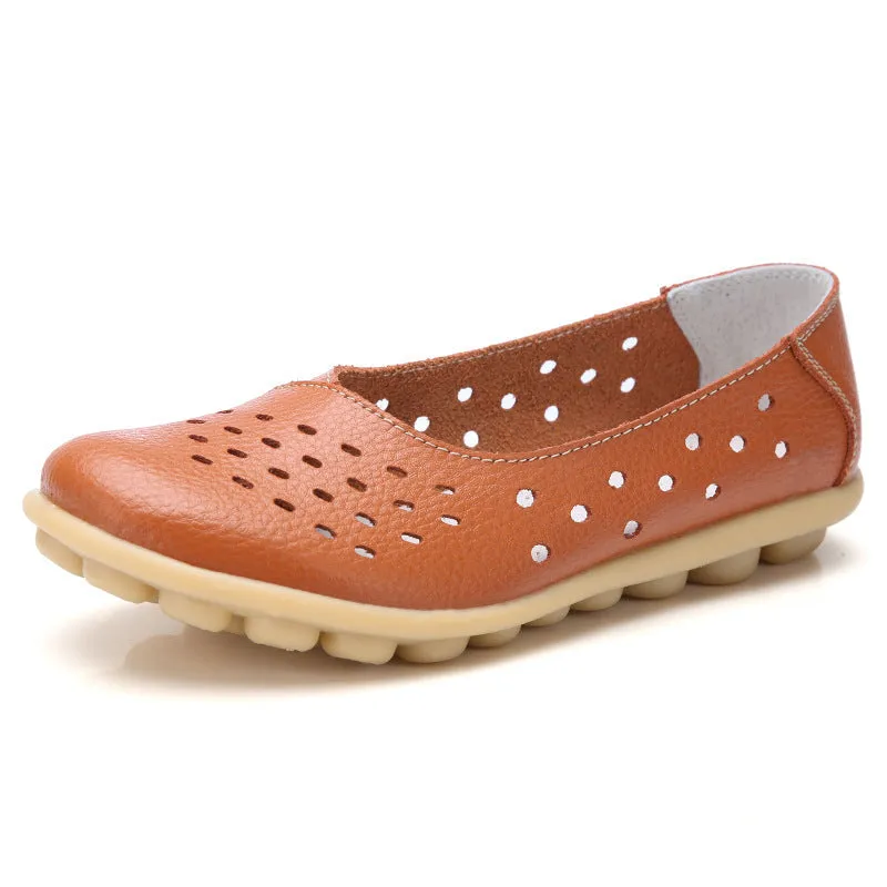 Cilool Pregnant Casual Flat Sole Single Women Shoes