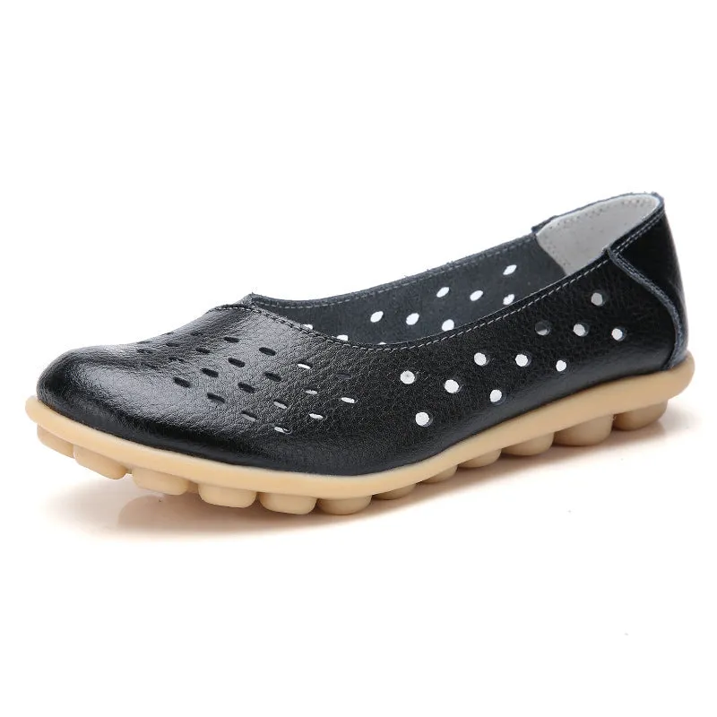 Cilool Pregnant Casual Flat Sole Single Women Shoes