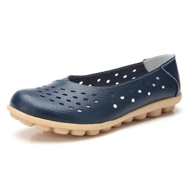 Cilool Pregnant Casual Flat Sole Single Women Shoes