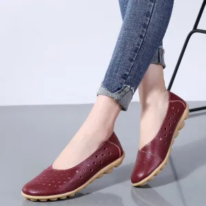 Cilool Pregnant Casual Flat Sole Single Women Shoes