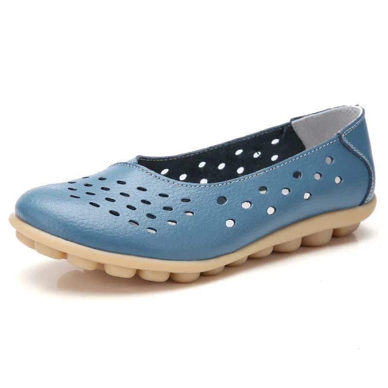 Cilool Pregnant Casual Flat Sole Single Women Shoes