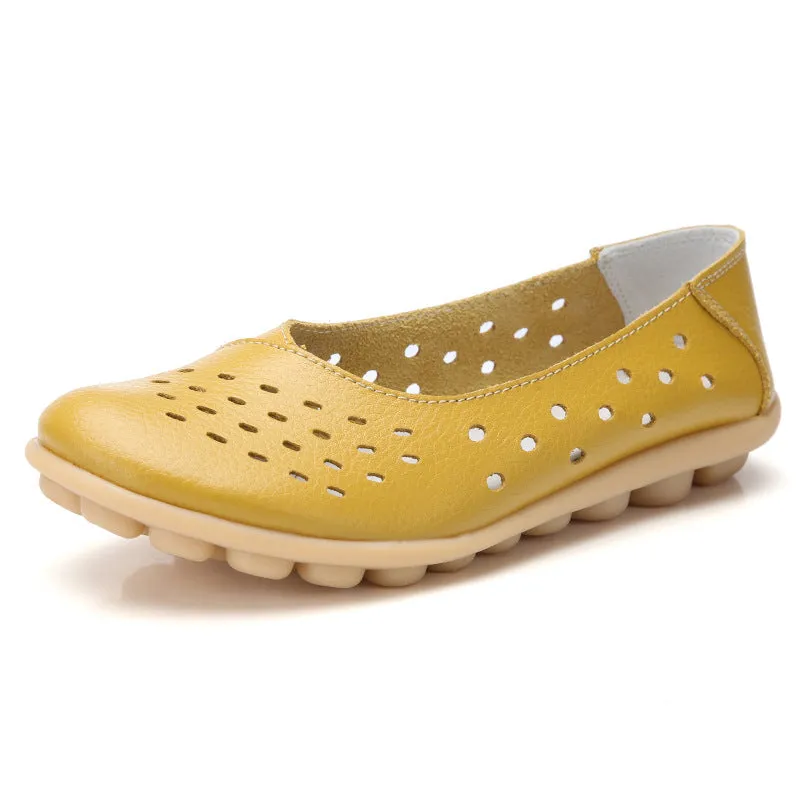 Cilool Pregnant Casual Flat Sole Single Women Shoes