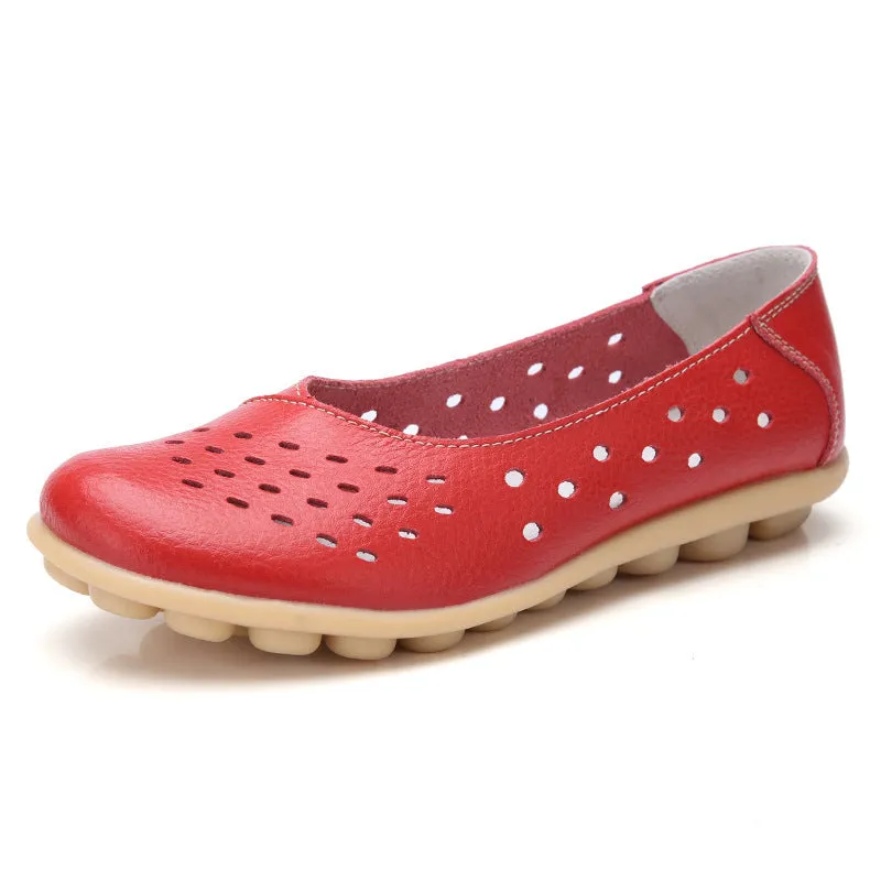 Cilool Pregnant Casual Flat Sole Single Women Shoes