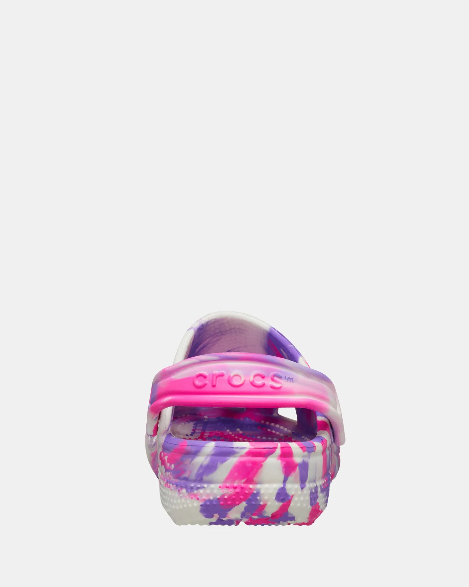 Classic Glow Marble Clog Youth Pink Crush/Multi