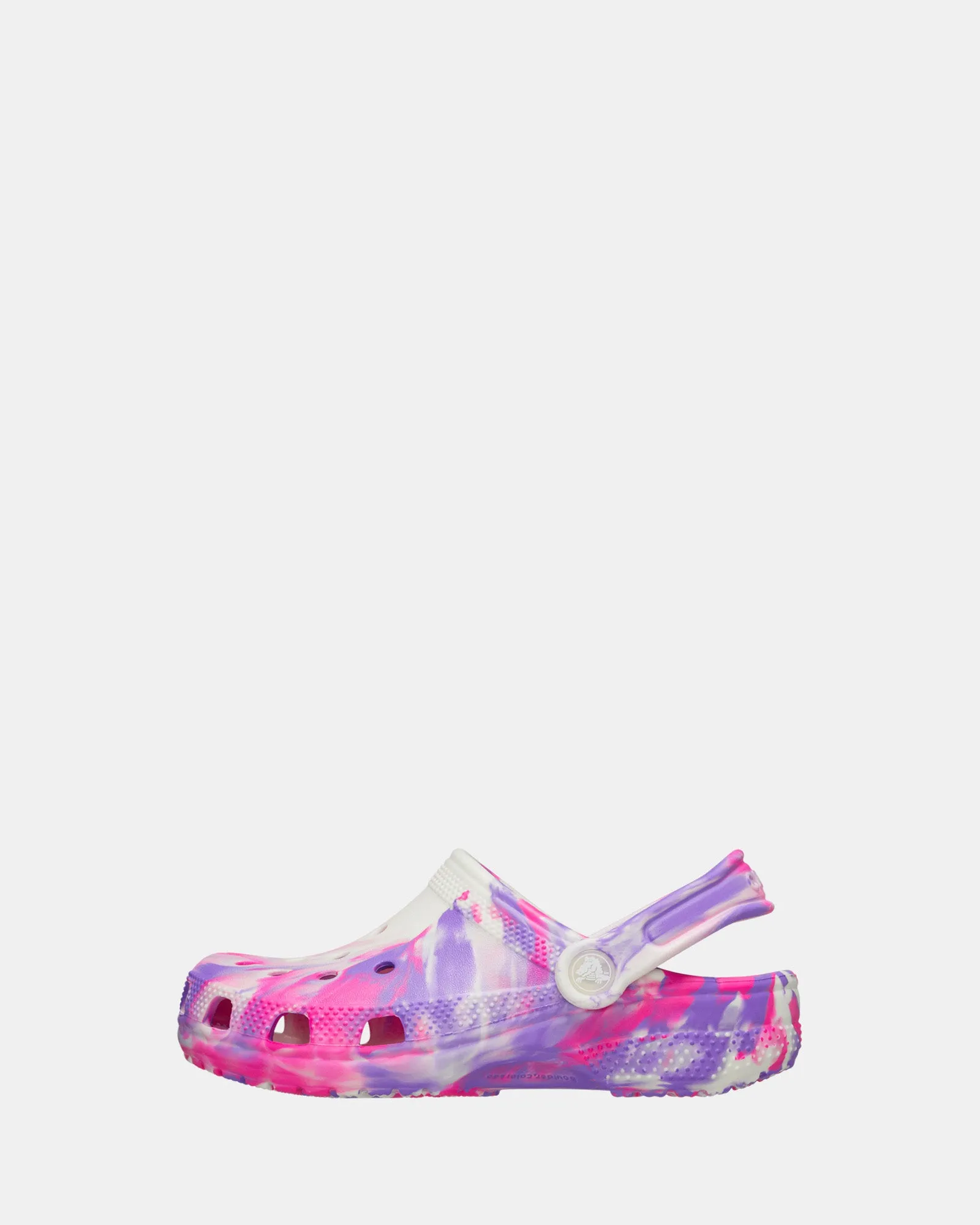 Classic Glow Marble Clog Youth Pink Crush/Multi