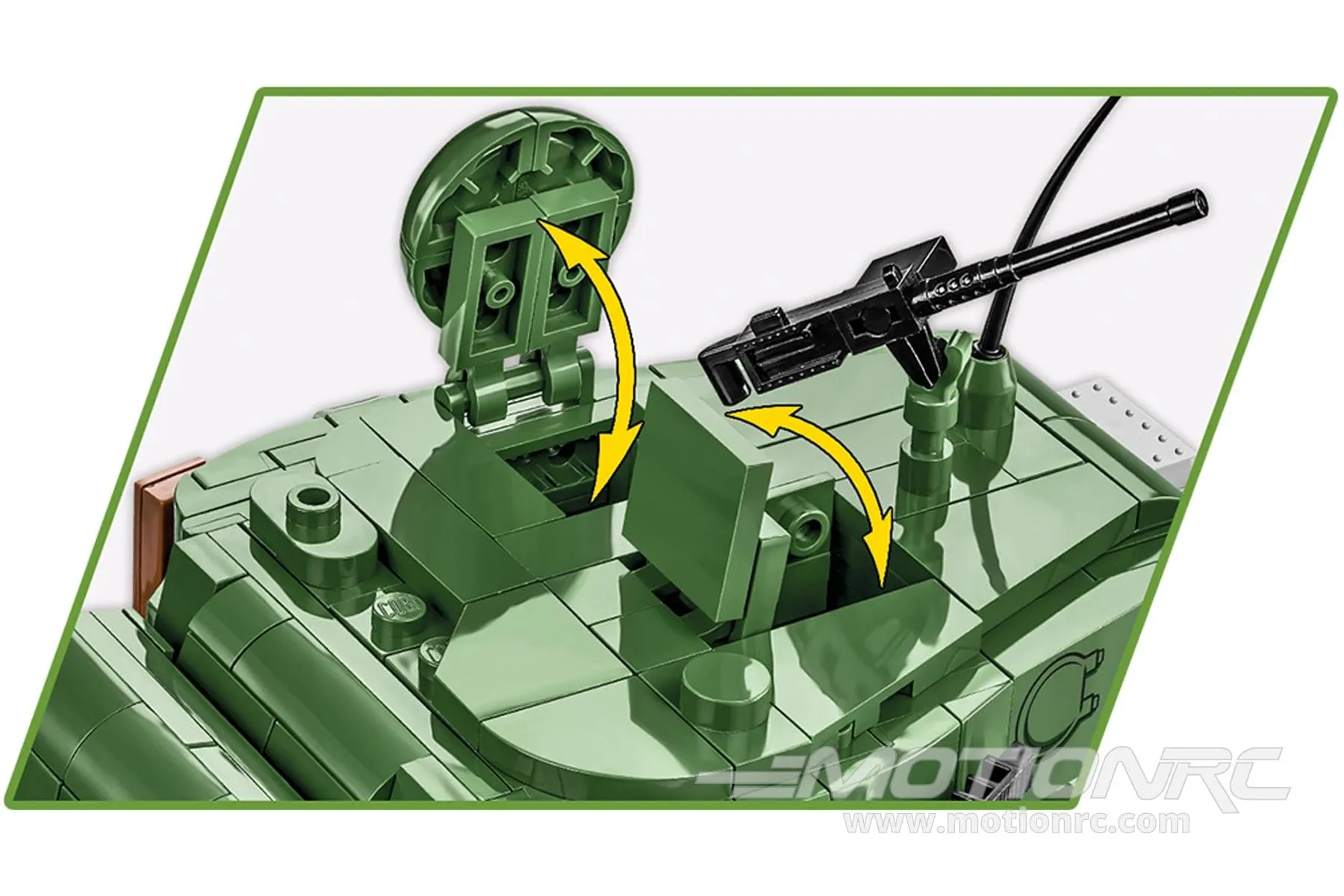 COBI M26 Pershing Tank with M5 Gun 1:28 Scale Executive Edition Building Block Set