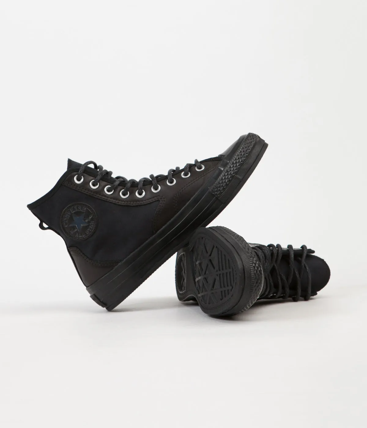 Converse CTAS 70's Hiker Hi Shoes - Black / Black / Black