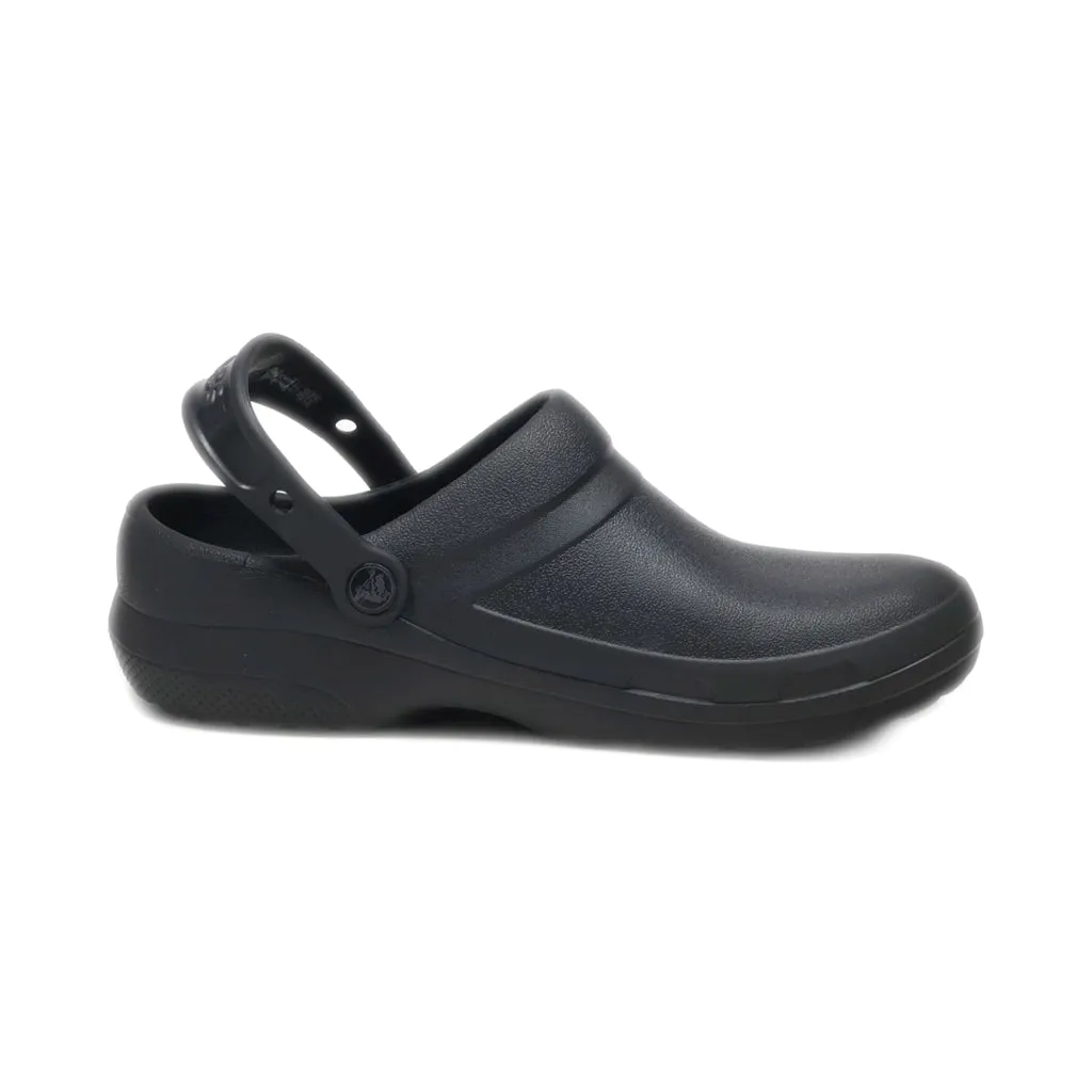 Crocs At Work Specialist Ii Clogs Rubber Black Colour For Women