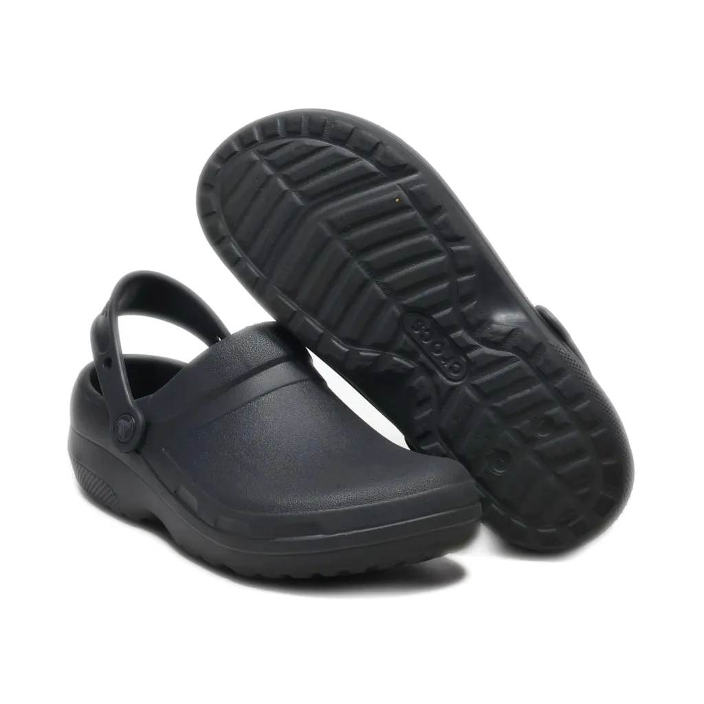 Crocs At Work Specialist Ii Clogs Rubber Black Colour For Women