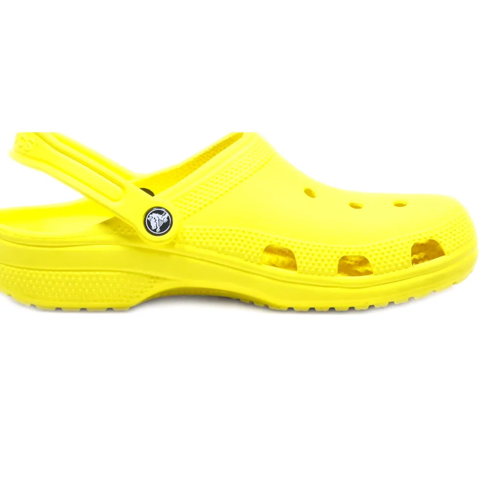 Crocs Classic Clogs Rubber Yellow Colour For Men