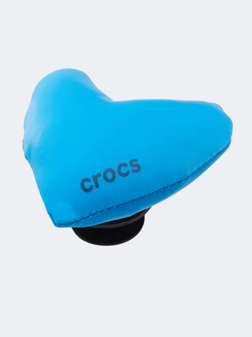 Crocs Puff Heart Unisex Lifestyle Pins Blue